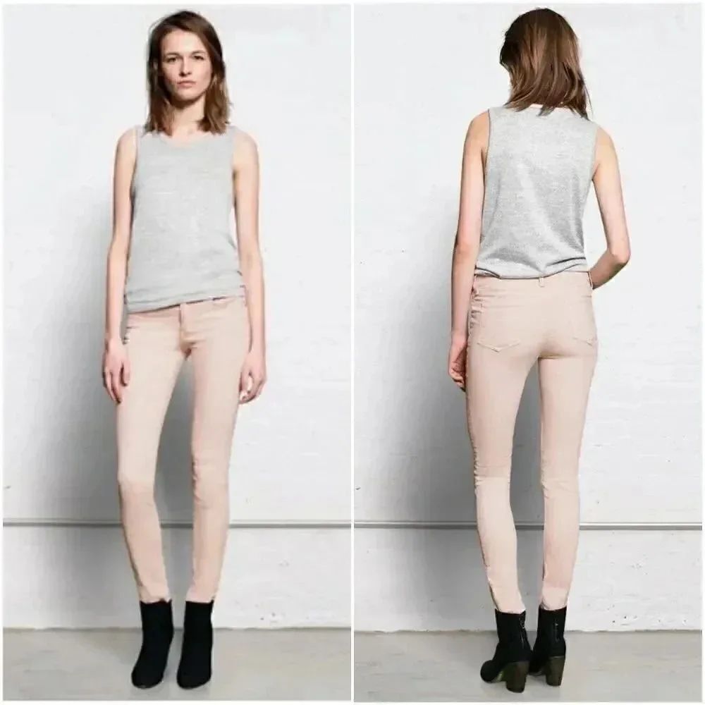Rag & Bone | Blush Pink Skinny Jeans 24